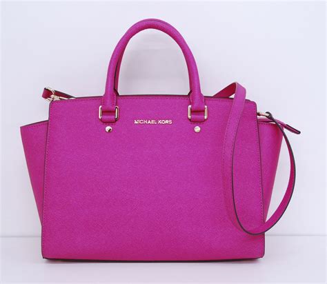 michael kors bag hot pink|Women's Pink Designer Handbags .